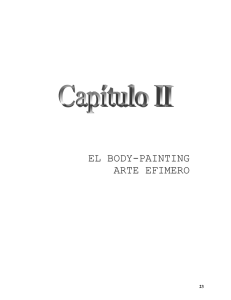 EL BODY-PAINTING ARTE EFIMERO