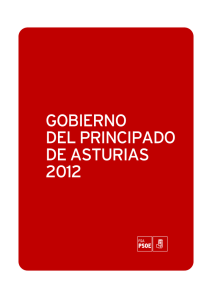 GOBIERNO DEL PRINCIPADO DE ASTURIAS 2012