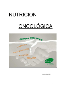 Nutrición Oncológica