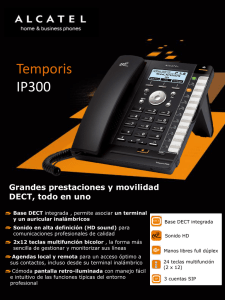TEMPORIS IP 315 Pack Temporis IP 300 + Supletorio DECT Alcatel