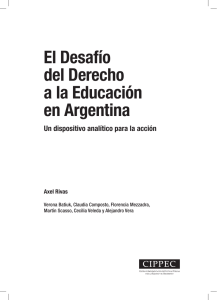 El Desafío del Derecho a la Educación en Argentina