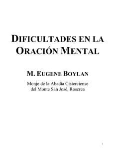dificultades en la oración mental m. eugene boylan