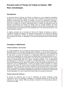 Metodología 1996 - Instituto Nacional de Estadistica.