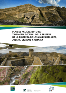 plan de acción 2014-2023 y memoria decenal de la reserva de la