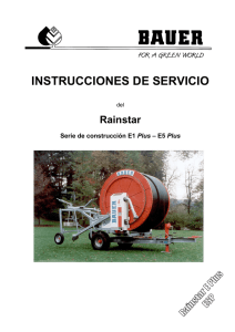 Instrucciones de servicio RAINSTAR E1 Plus