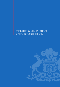 Cuenta Pública Sectorial 2012 - Ministerio del Interior y Seguridad