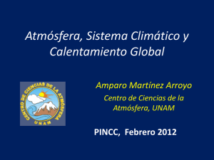 Atmósfera, Sistema Climático y Calentamiento Global - pincc