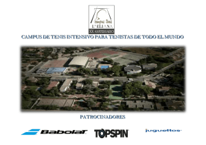 campus de tenis intensivo para tenistas de todo el