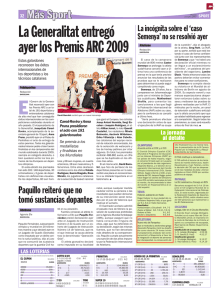 La Generalitat entregó ayer los Premis ARC 2009