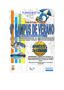 Campus - CLUB WATERPOLO MORVEDRE