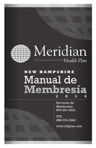 Membresía - Meridian Health Plan