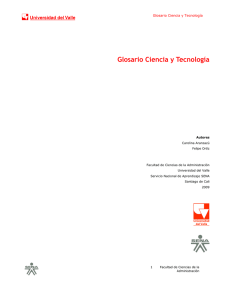 Glosario Ciencia y Tecnología - SIGP
