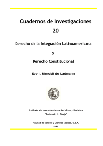 Derecho de integración Latinoamericana y