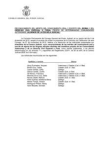 CP 05-12-2012. Reconocimiento de lenguas y Derecho Civil
