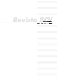 Revista BCV. Vol. XIV, N° 2 - Banco Central de Venezuela