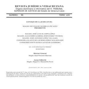 revista jurídica veracruzana - Poder Judicial del Estado de Veracruz