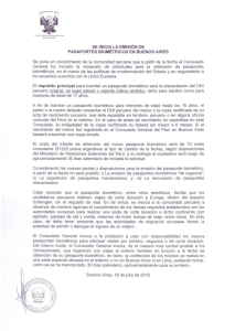 pasaportes biométricos - Consulado General del Peru en Buenos