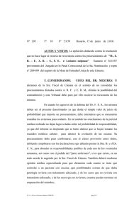 N° 205 - Poder Judicial de la Provincia de Santa Fe