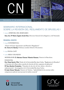 Seminario internacional Sobre la reviSión del reglamento de