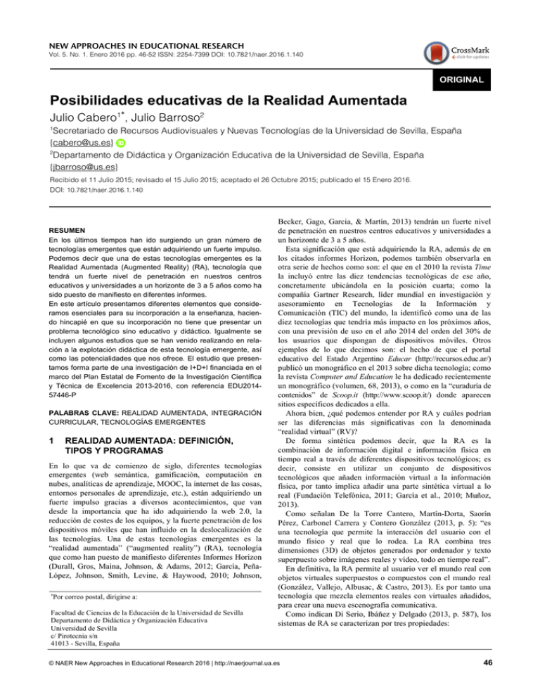 Spanish Translation Journal Of New Approaches In Educational