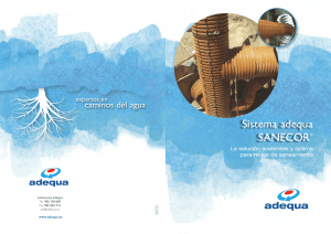 Sistema adequa SANECOR (catálogo)