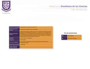 tipo de asignaturas - Universidad Politécnica de Pachuca