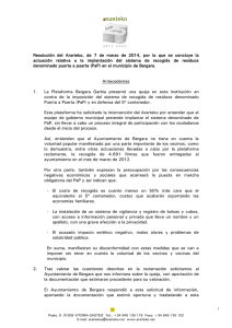 Resolución del Ararteko, de 7 de marzo de 2014, por la que se