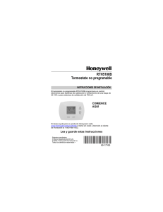 69-1716S RTH5100B Non-programmable Thermostat