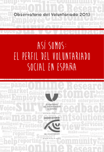 As&iacute; somos: el perfil del voluntariado social en Espa&ntilde;a