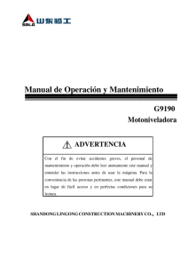 Manual de Operación y