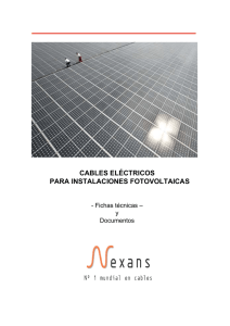 cables eléctricos para instalaciones fotovoltaicas