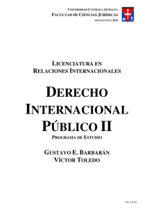 derecho internacional público ii