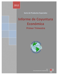 Informe de Coyuntura Económica - Universidad Tecnológica Oteima