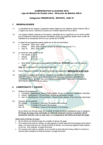 Bases PRINF, INF, SUB15 - All