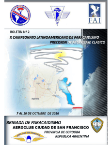 Boletin N°2 - Federacion Argentina de Paracaidismo