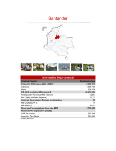 Santander - DNP Departamento Nacional de Planeación