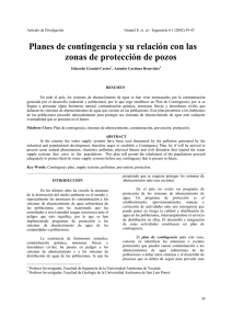 Planes de contingencia y su relación con las zonas de protección