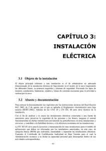 capítulo 3: instalación eléctrica