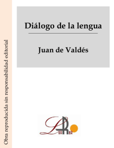 Diálogo de la lengua