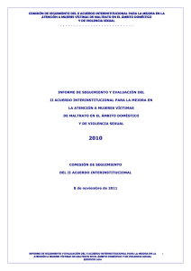 comisión de seguimiento del ii acuerdo interinstitucional para la