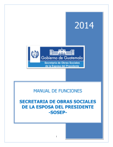 manual de funciones secretaria de obras sociales de la
