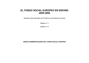 el fondo social europeo en españa 2000-2006