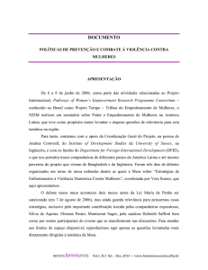 documento - Revista Feminismos - Universidade Federal da Bahia