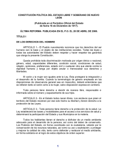Constitución Política del Estado de Nuevo León