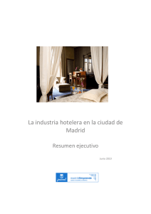 La industria hotelera en Madrid_2010