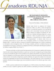Dra. Marcela Ayala Aceves - Dgapa