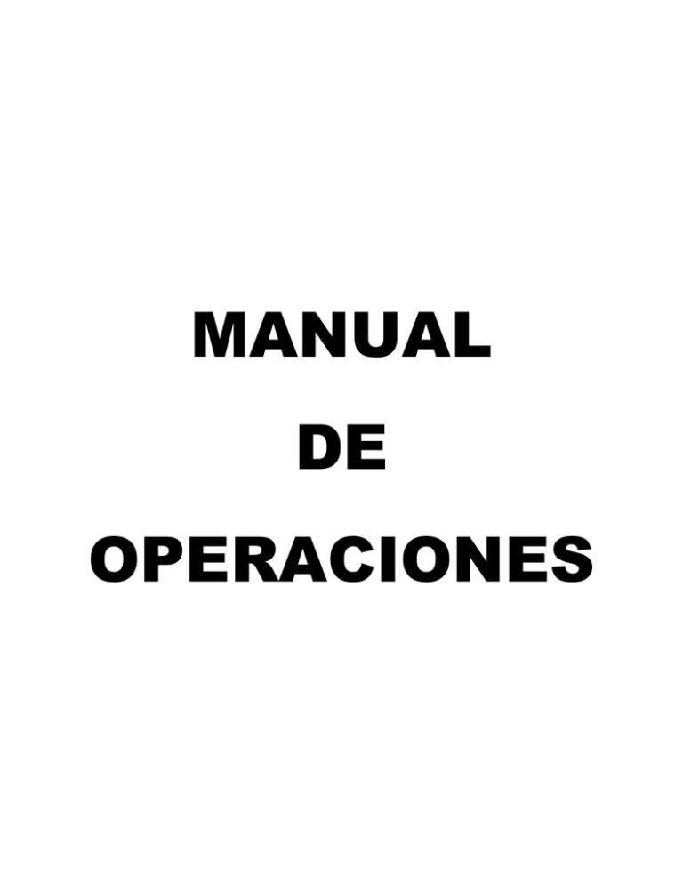 Manual De Operaciones 4694