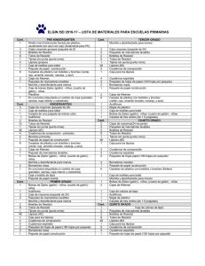 elgin isd 2016-17 – lista de materiales para escuelas primarias