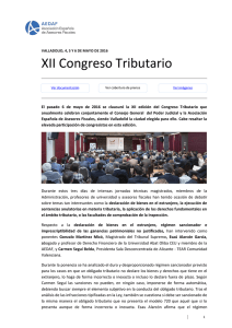 XII Congreso Tributario