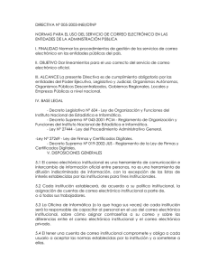 DIRECTIVA Nº 005-2003-INEI/DTNP NORMAS PARA EL USO DEL